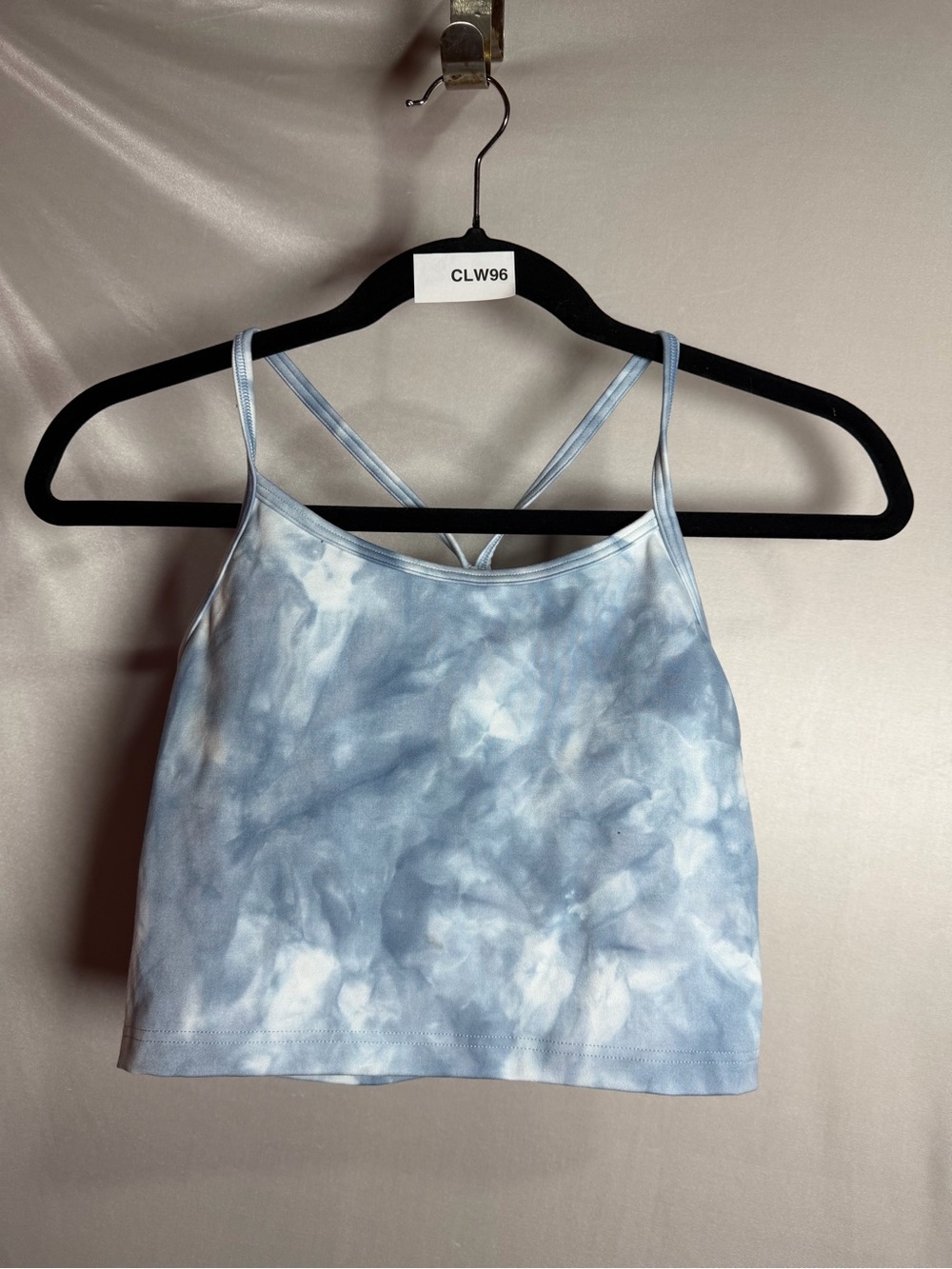 Offline by Aerie Blue Tie-Dye Racerback Tank Size S/P CLW96